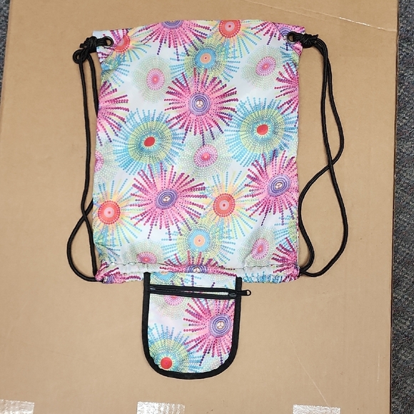Yak Pak Colorful Drawstring Backpack - Picture 3 of 3
